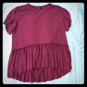 Maroon shirt